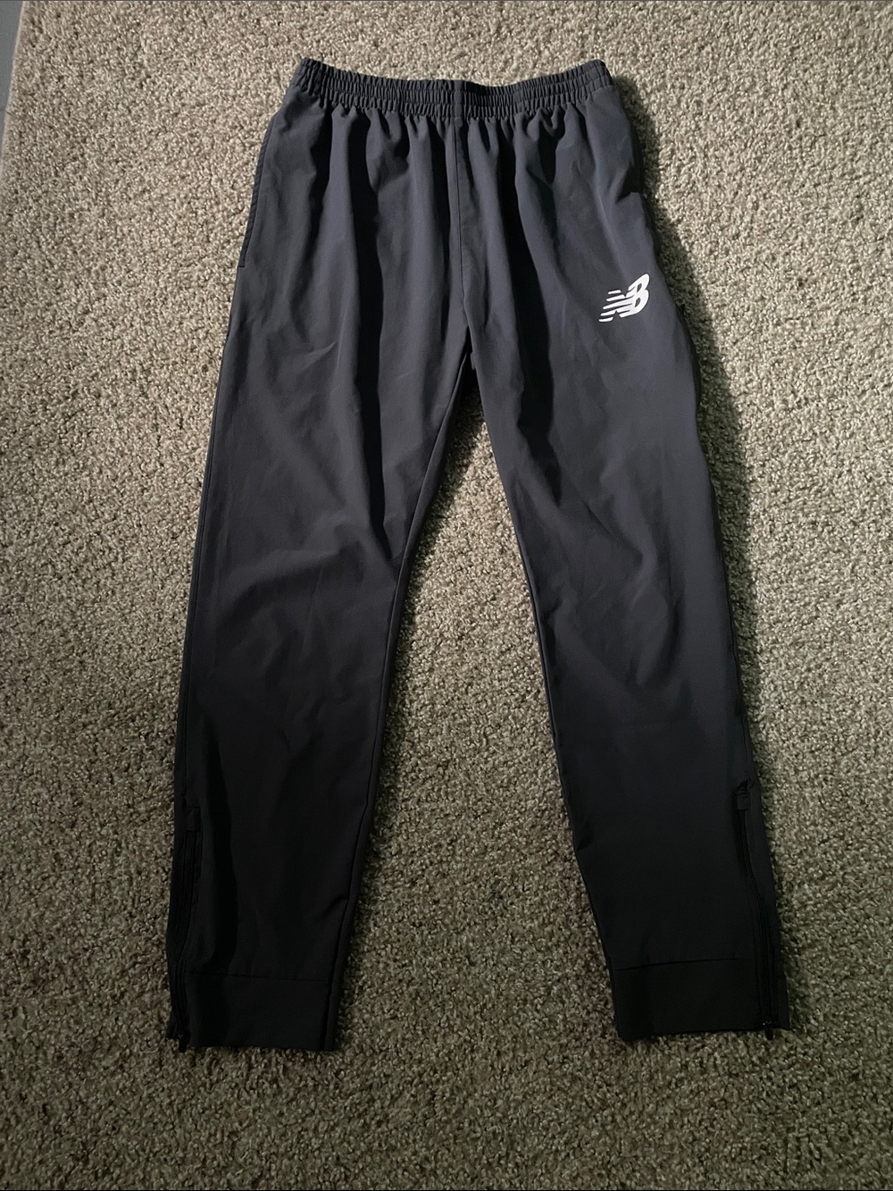 New Balance Black Men's Jogger Track Pants with NB Logo